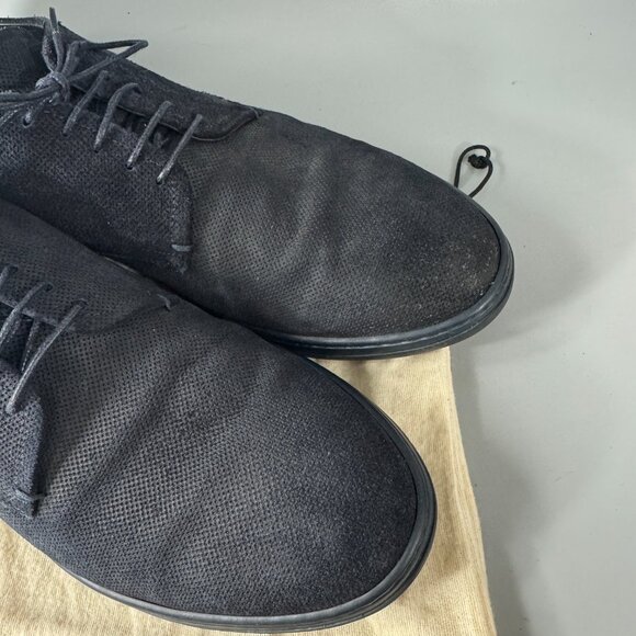 Giorgio Armani Men\'s Perforated Suede Sport Derby Shoes Size 11 main image 6